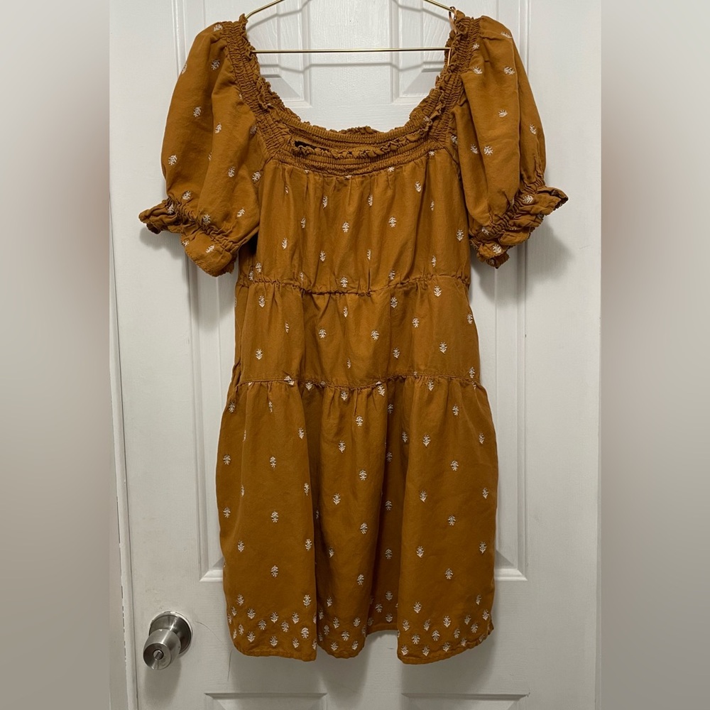 Old Navy Terracotta Smocked Dress